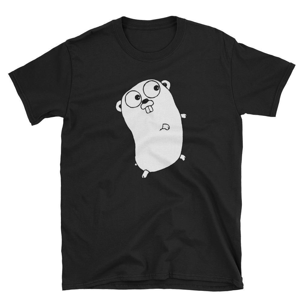 Golang Simple Logo Gopher T-Shirt | Go Programming Tee Golang Simple Logo Gopher T-Shirt | Go Programming Tee
