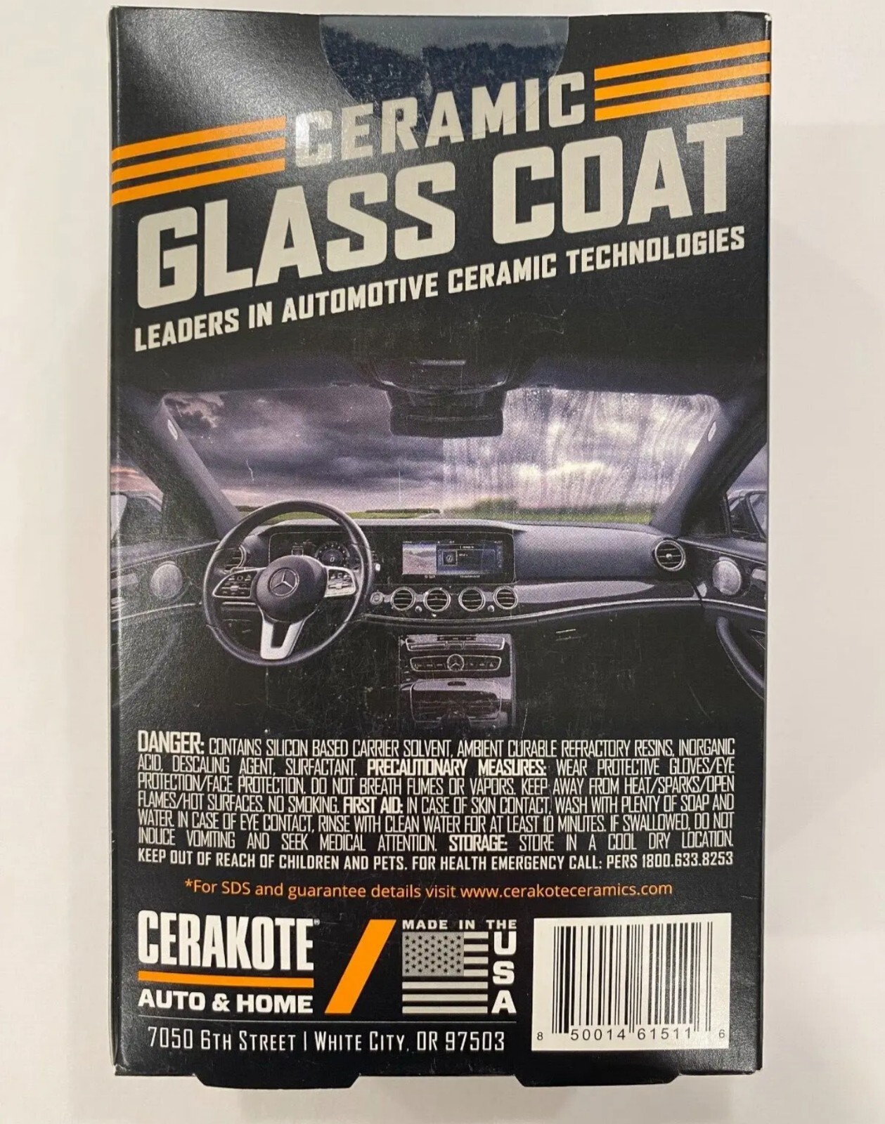 CERAKOTE Rapid Ceramic Glass Coat Windshield Kit 8oz Bottle Max