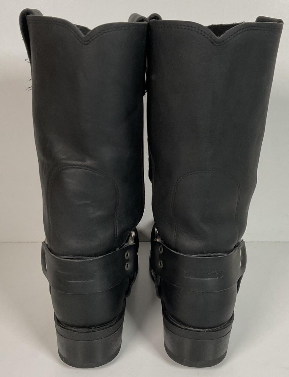 Vintage Durango Black Oiled Harness Boots 9 EE USA Made  display picture 3