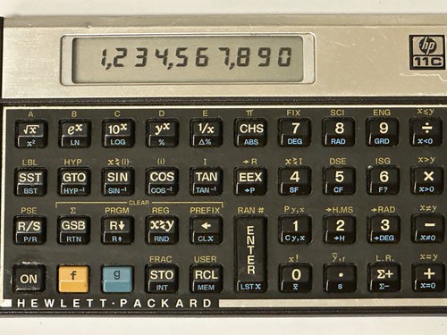 Hewlett Packard HP 11C Scientific RPN Calculator w/Manual, Tested & Works Great! - Picture 4 of 11