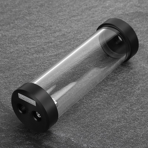 Computer Water Tank Cylindrical PC Cooling System 3‑Hole POM Cover Built‑in NEW - Afbeelding 9 van 12