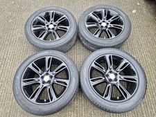 4x Genuine Range Rover Velar 20" Style 7014 Black Alloy Wheels + Goodyear Tyres