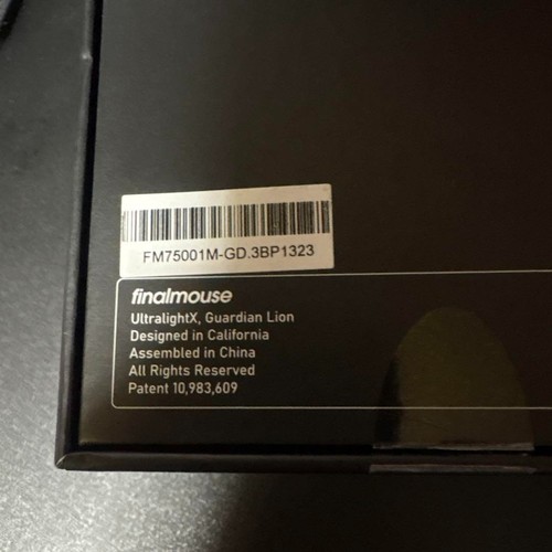 Souris gaming Finalmouse UltralightX Guardian Lion noire testée occasion - Photo 5/6