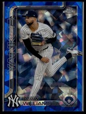 2025 Topps Chrome Sapphire Devin Williams #153 New York Yankees