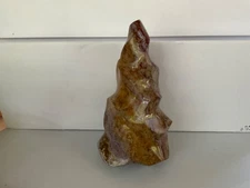 Large 7.5” Polychrome Jasper Flame Tower Freeform Crystal