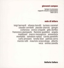 Tempo in processo: rapporti misure connessioni (1983-2012) - Giovanni Campus