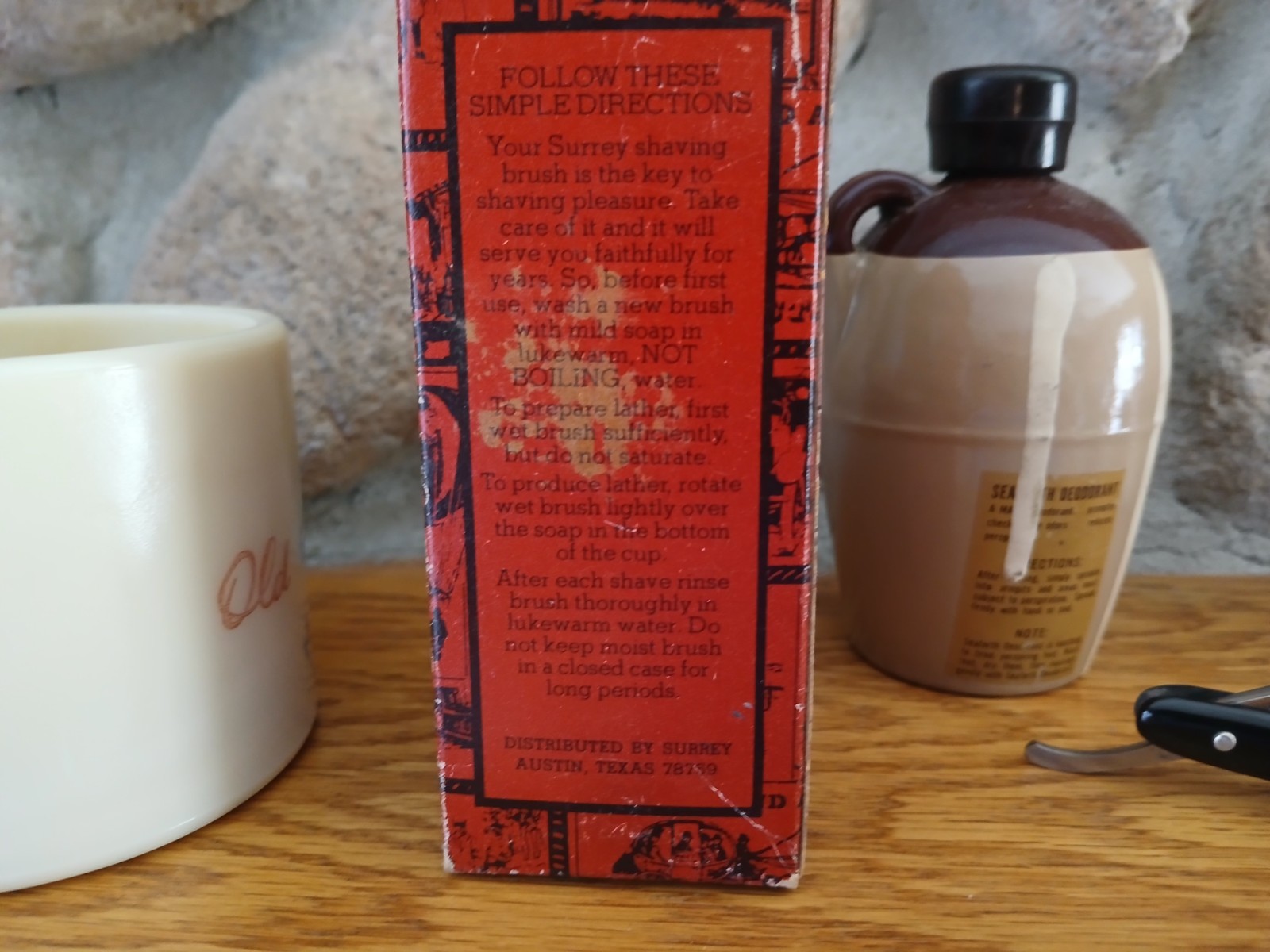 FRIDER BAURMANN & SOHNE,OLD SPICE,SURREY, SEAFORTH BARBER LOT ANTIQUE 