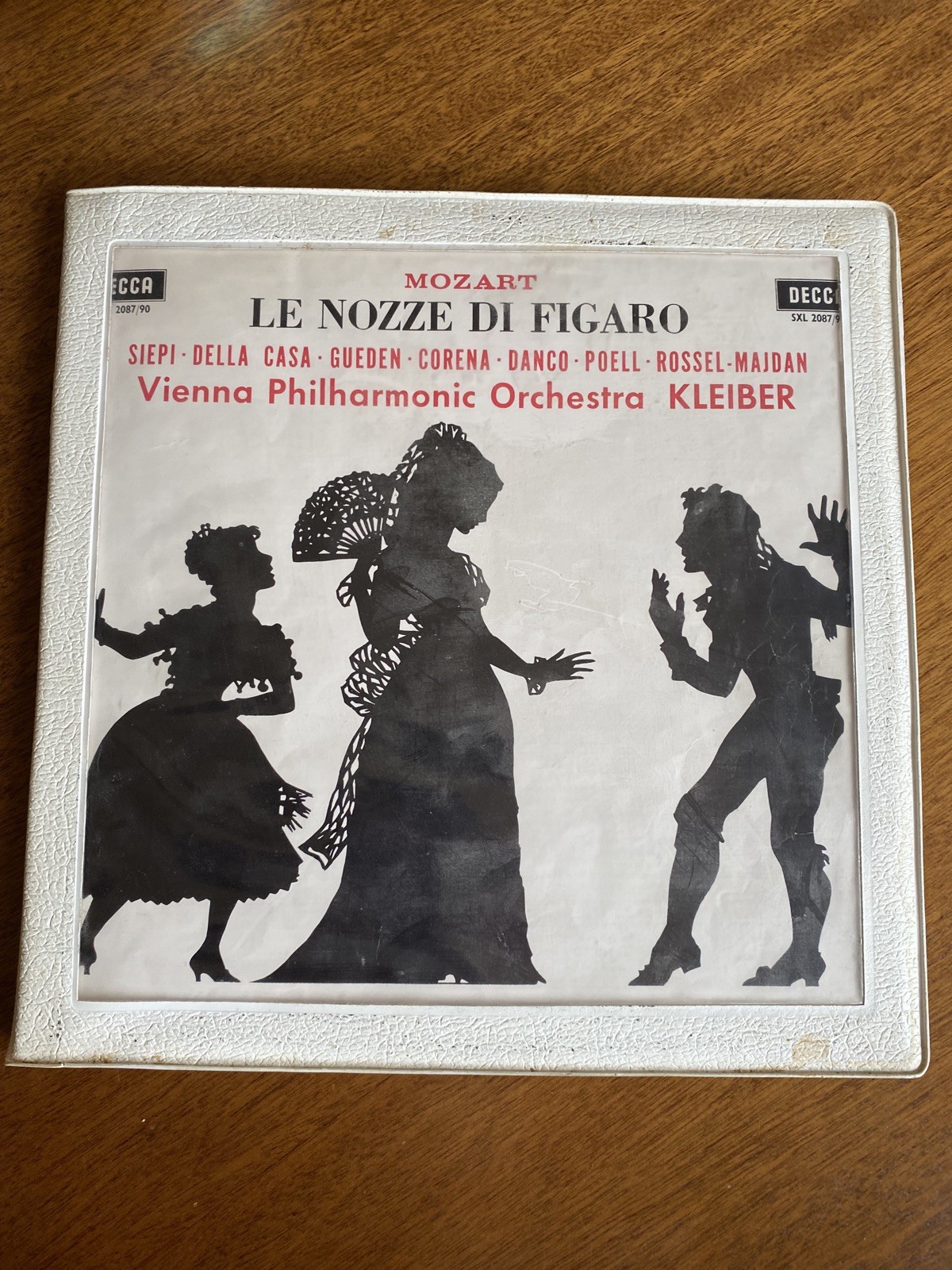 SXL 2087-90 ED1 Mozart Le Nozze Di Figaro Erich Kleiber 4LP Decca