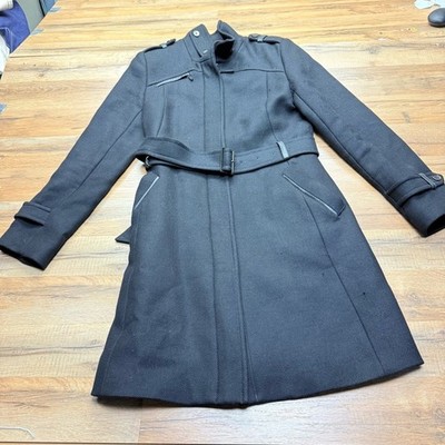 Cole Haan Women's size 4 Black Belted Coat