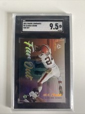 2021 Panini Luminance Nick Chubb Far Out SSP SGC 9.5