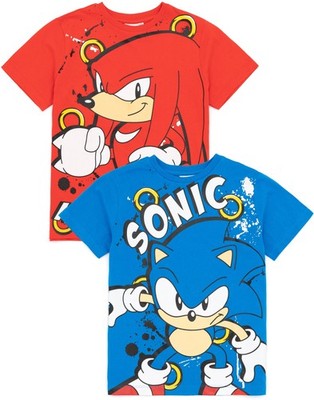 Sonic the Hedgehog Mehrfarbig Sonic & Knuckles Mehrerpack mit 2 kurzärmeligen T-