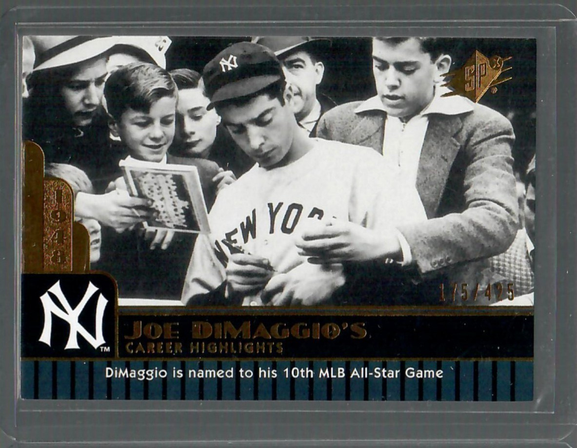 2009 SPx - Joe DiMaggio Career Highlights #JD-76 175/425