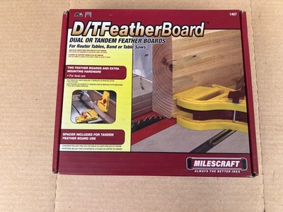 MILESCRAFT 1407 D/T Feather Board   Universal Dual or Tandem for Woodwork