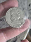 1952 Franklin Half Dollar 90% Silver US Coin Circulated Liberty Bell
