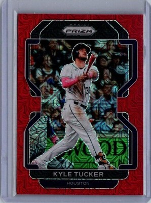 2022 Panini Prizm #5 Kyle Tucker Red Mojo Prizm #/149