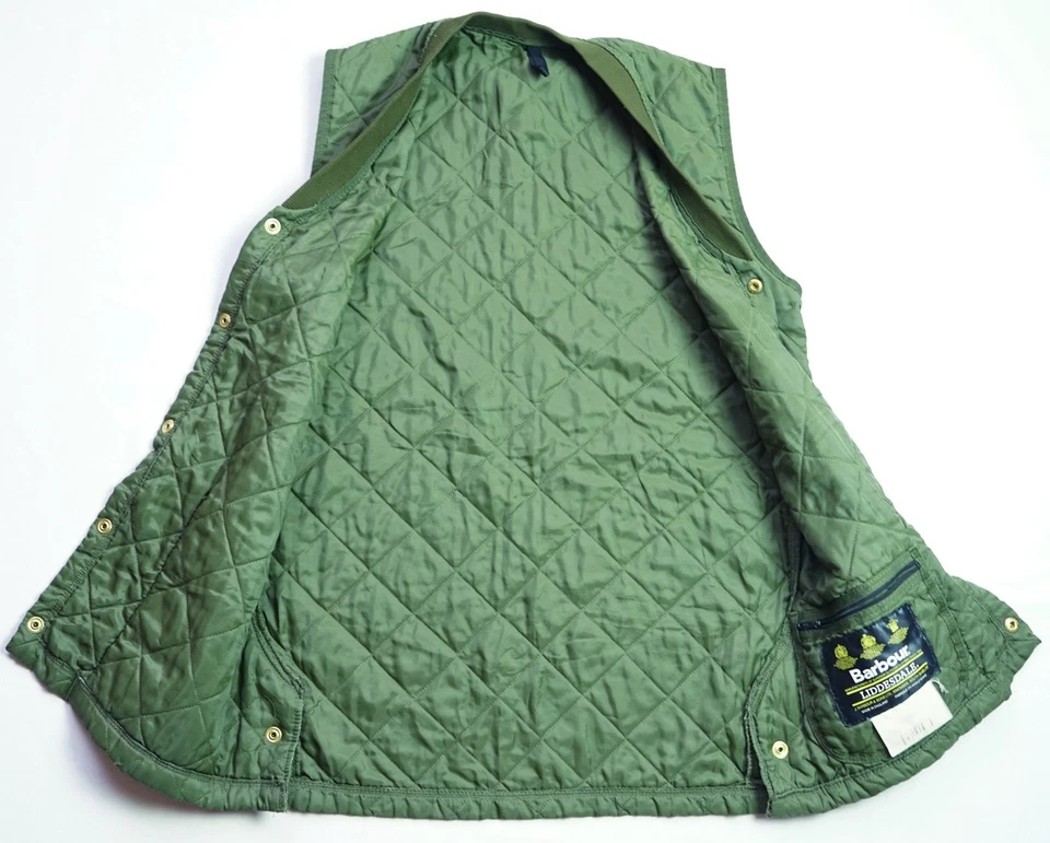 Barbour Liddesdale Gilet mens Quilted Vest Sleeveless top size XS S Small SLIM - Image 2 of 4