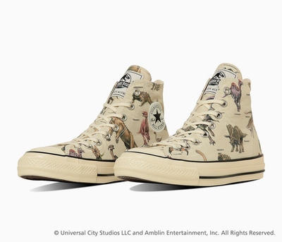 CONVERSE × Jurassic Park ALL STAR AGED DP HI 31315570 Natural | eBay