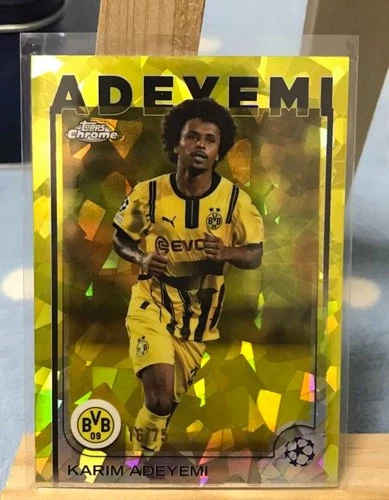 2024/25 Topps Chrome Sapphire UCC Adeyemi (Borussia Dortmund) /75