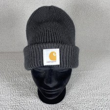 Carhartt Black Rib Knit Cuffed Beanie One Size Fits All