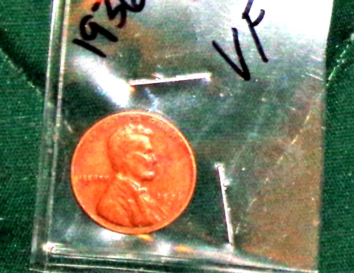 1936 LINCOLN WHEAT-BACK PENNY - GRADES VERY FINE