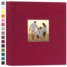 potricher Linen Hardcover Photo Album 4x6 1000 Photos Large Capacity for Fami...