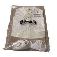 Booulfi Baptism Christening Outfits Clothing for Boys 5 Pcs 0-3 Months White