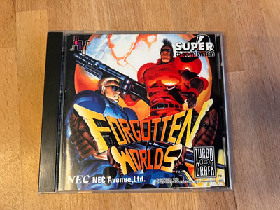 Forgotten Worlds Turbografx Super CD Turboduo NEC PC Engine