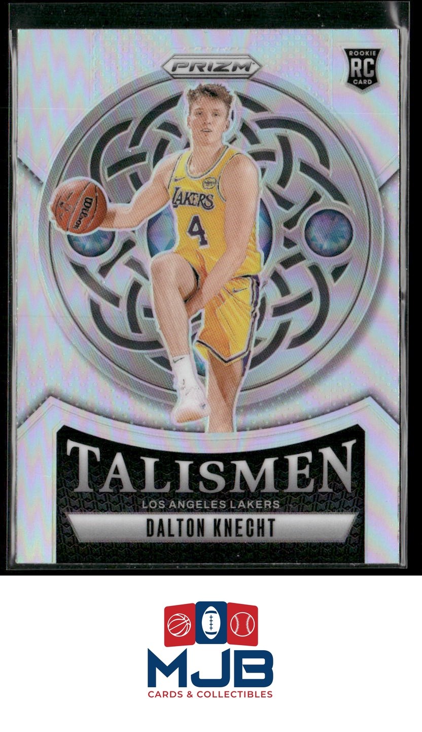 2024-25 Panini Prizm Dalton Knecht Talismen Prizms Silver #15 Los Angeles Lakers