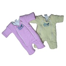 2 Baby Merlin's Magic Sleepsuit Small 3-6 Months Infant Swaddle Sleep Sack Suit