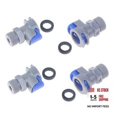 4 Pack Kitchen Faucet Hose Quick Connect Adapter with M15 1 Male Thread