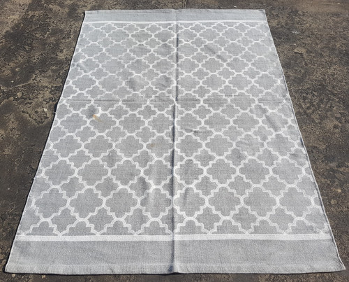 Vintage Printed Traditional Beautiful Moroccan Floor Rug Carpet 198x132 cm