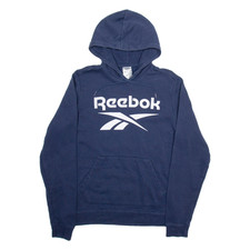 REEBOK Herren Blauer Hoodie M