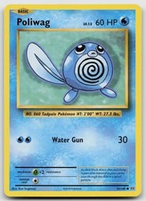 Poliwag 23/108 Evolutions Pokemon Lightly Played
