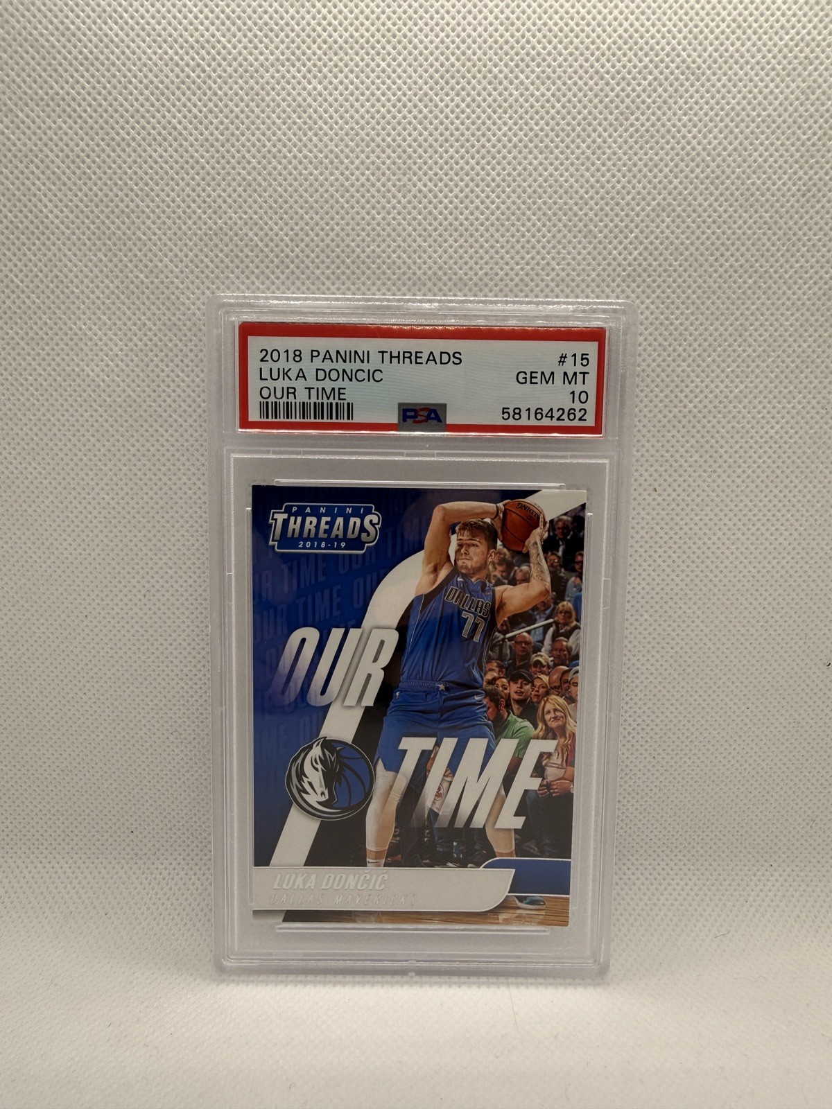 2018-19 Panini Threads Our Time Luka Doncic PSA 10 Rookie 🔥🏀🔥
