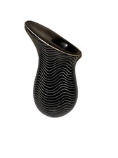 Larry Halvorsen Sgraffito Stoneware Vase