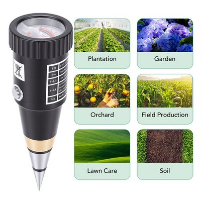 2-2 In 1 Stainless Steel PH Soil Tester High Accuracy Measurement For Garden
