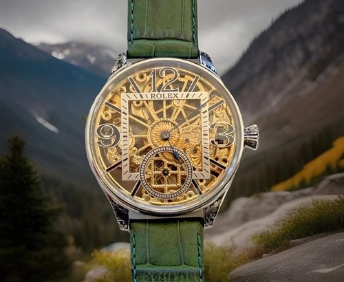 BEAUTIFUL VINTAGE ROLEX LEVER MOVEMENT IN A NEW QUALITY CASE, FULLY SERVICED.