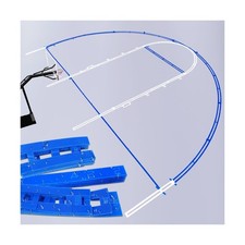 Reusable Waterproof Basketball Court Stencil Kit for Concrete, Basketball Cou...