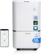 EcoNour 12L/Day WiFi Dehumidifier Smart Auto Humidity LED Display Home