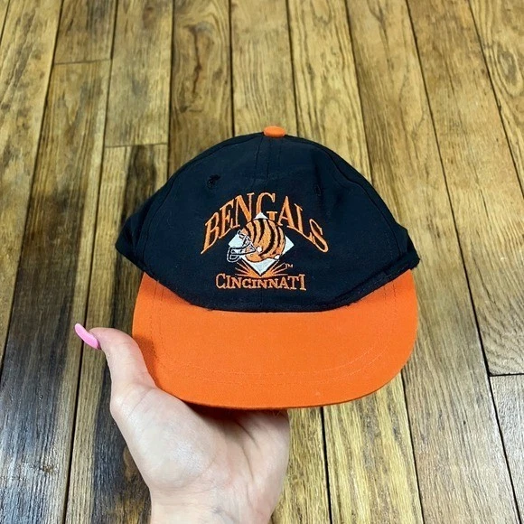 Vintage Cincinnati Bengals Toddler Hat NFL Football Snapback 100% Cotton