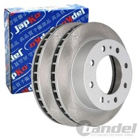 2X Japko Bremsscheiben Vorne 325Mm BelÜFtet Passend FÜR Hummer H2 Hummer