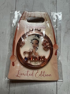 Hong Kong Disney Pin Tiana Makeup Compact Mirror Hinge LE 500