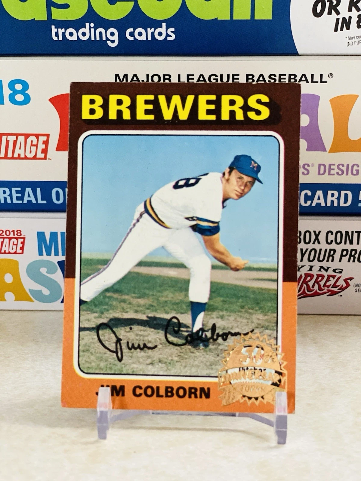 1975 Topps Baseball Milwaukee Brewers - Jim Colborn #305 BUYBACK 🔥