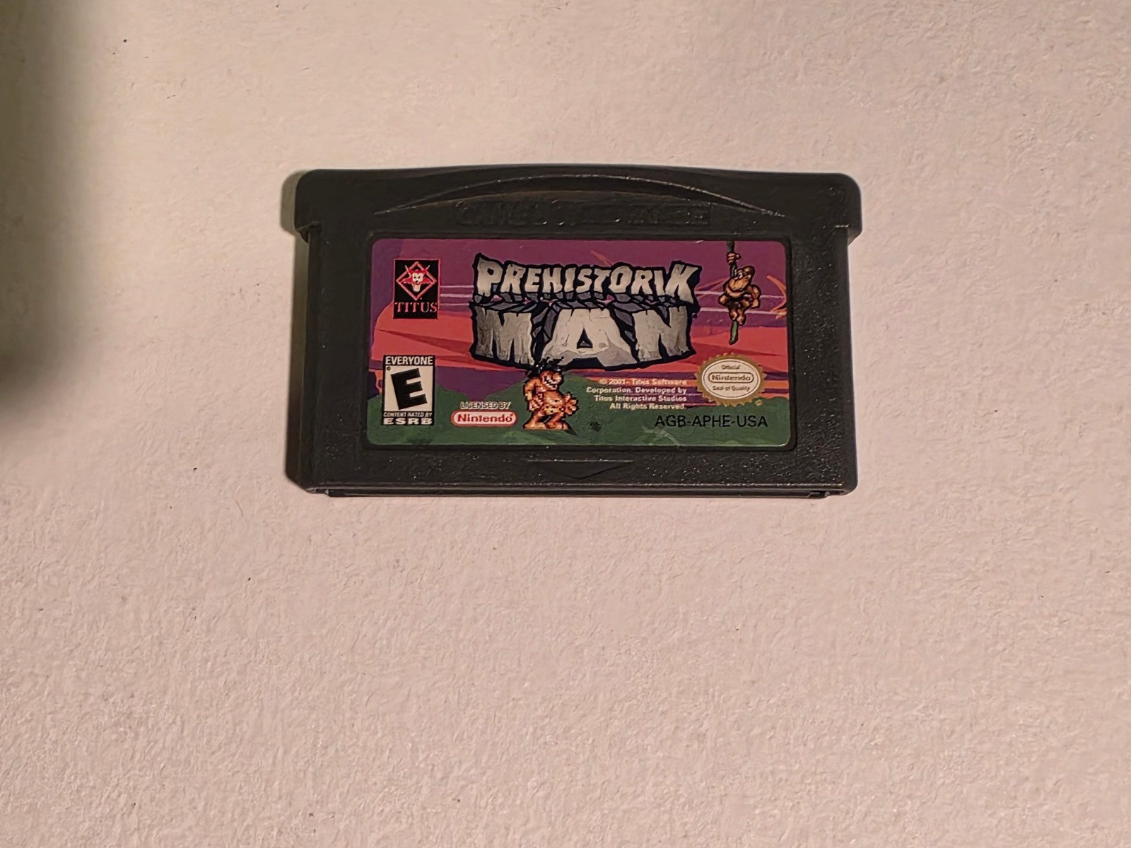 Prehistorik Man (Game Boy Advance GBA, 2001) ☆ Authentic ☆