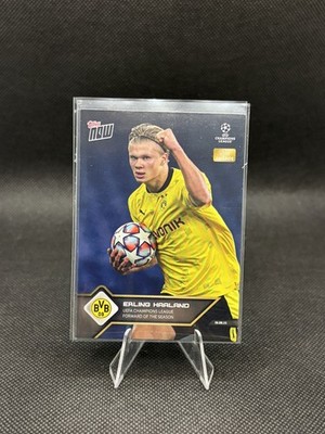 Topps Now 2021/22  Erling Haaland #10 Champions League CL Borussia Dortmund BVB