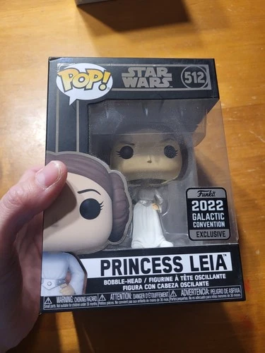 Funko Pop Star Wars Princess Leia # 512 Celebration Anaheim GALACTIC 2022 READ