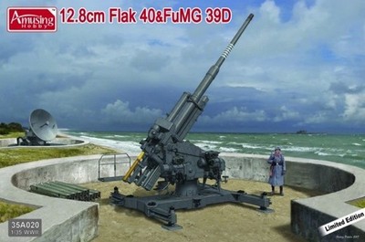 AMUSING HOBBY AH35A020 1/35 12.8cm Flak 40 & FuMG 39D