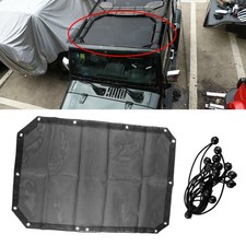 Roof Sunshade Mesh Cover Top Protection Fit for Jeep Wrangler JK JKU 2007-17 qn