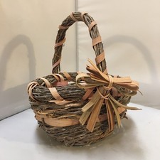 Grapevine Basket Home Decor Small Brown Rusti...