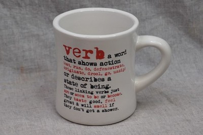 Verb Definition Mug GrammarWare GrammerStuff Proper English Goods